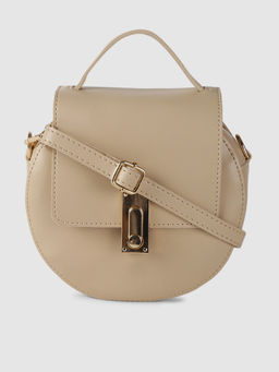 Twenty Dresses by Nykaa Fashion - Beige Sincerely Stylish Sling Bag