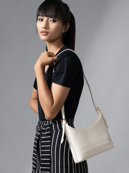 Twenty Dresses by Nykaa Fashion - Twenty Dresses White Swing By Me Sling Bag