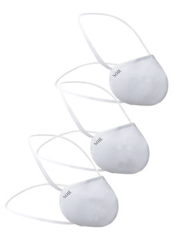 SOIE - 8 Layer Reusable SN 99.9 Protection Head Loops Freedom Mask - Pack Of 3