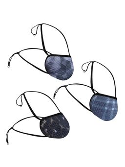 SOIE - Multi-Colour Printed 8 Layer Reusable Mask (Pack of 3)