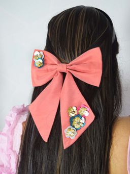 Soho Boho Studio - Floral Fiesta Pigtail Hair Bow