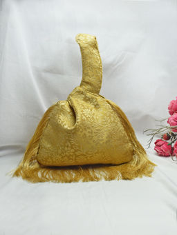 Soho Boho Studio - Golden Goddess knot Potli Bag