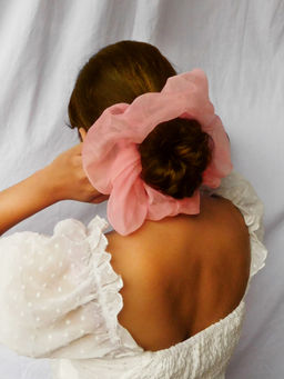 Soho Boho Studio - Peachy Cloud Oversized Scrunchies