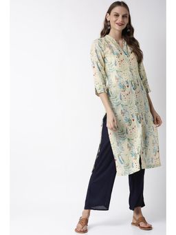 Soch - Yellow Printed Kurti