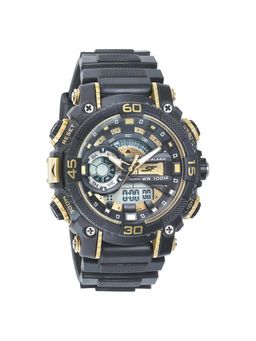 Sonata - 77070PP08 Gold Dial Analog + Digital Watch for Men