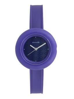 Sonata - Tic Tac Toe Bellatrix Purple Analog Watch - 87026PP05