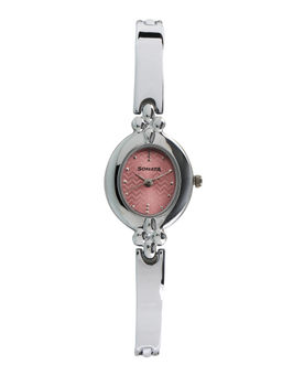 Sonata - Pink Dial Metal Strap Watch - NL8093SM02