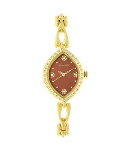 Sonata - Wedding Edition - Maroon Dial Metal Strap Watch - NL8149YM01
