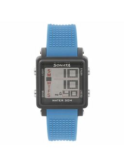 Sonata - NL77043PP04A Grey Dial Digital Watch for Men