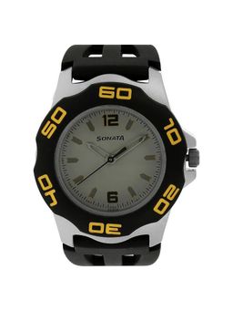 Sonata - NL7929PP01 White Dial Analog Watch for Men