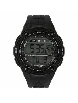 Sonata - NM7949PP04 Grey Dial Digital Watch for Men