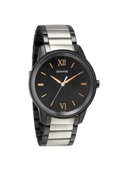 Sonata - NN7133KM03 Black Dial Analog Watch for Men
