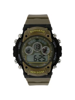 Sonata - NN77006PP01 Grey Dial Digital watch for Men