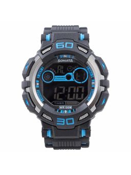 Sonata - NN77009PP02 Black Dial Digital watch for Men
