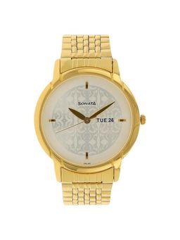 Sonata - NN77031YM03 Silver Dial Analog Watch for Men