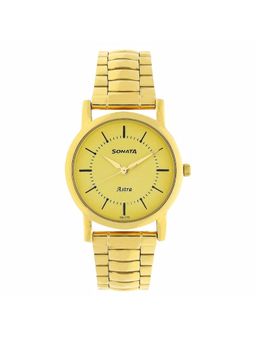Sonata - NN77049YM01 Off White Dial Analog Watch for Men