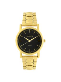 Sonata - NN77049YM02 Black Dial Analog Watch for Men