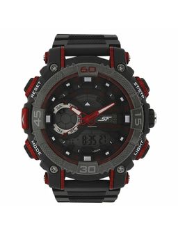 Sonata - NN77070PP01 Black Dial Analog + Digital Watch for Men