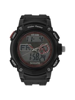 Sonata - NN7989PP03 Red Dial Analog + Digital Watch for Men