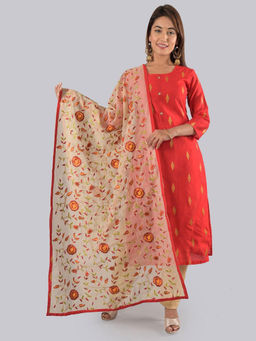 Biba - Red Easy Stitch Suit Set (Set of 3)