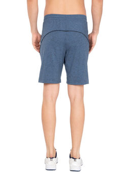 Jockey - Blue Marl Shorts With Continuous Back Yoke