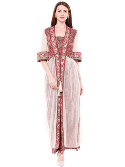 Soup by Sougat Paul - Red Jacket Jumpsuit - Customisable (Set of 2)