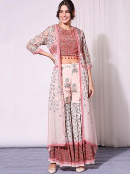 Soup by Sougat Paul - Pink Sharara - Set of 3