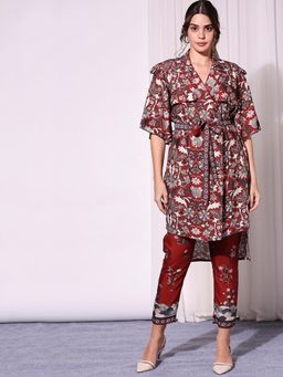 Soup by Sougat Paul - Multi Colour Pant Set - Set of 2