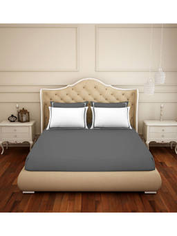 SPACES - Hygro King Bedsheet With 4 Pillow Covers 300 Tc
