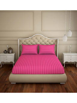 SPACES - Skyrise King Bedsheet With 2 Pillow Covers 210 Tc