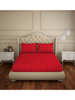 SPACES - Skyrise King Bedsheet With 2 Pillow Covers 210 Tc