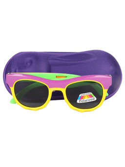 Spiky - Neutral Green Round Sunglasses