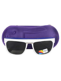 Spiky - White Green Wayfarer Sunglasses