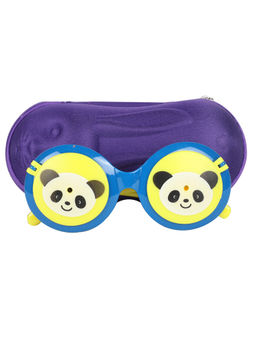 Spiky - Blue Green Round Panda Sunglasses