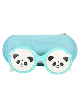 Spiky - Green Green Round Panda Sunglasses