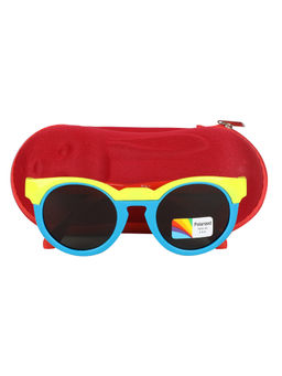 Spiky - Yellow Green Oval Sunglasses