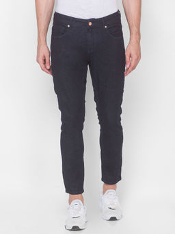 Spykar - Navy Blue Cotton Mens Jeans