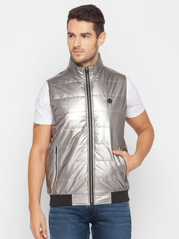 Spykar - Grey Polyester Men Jacket