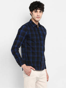 Spykar - Blue Cotton Casual Shirt