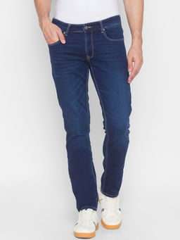 Spykar - Blue Cotton Mens Jeans