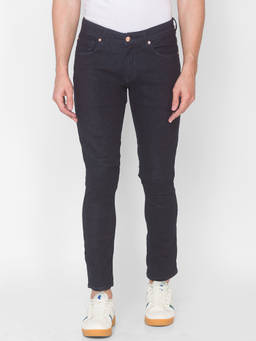 Spykar - Black Cotton Mens Jeans