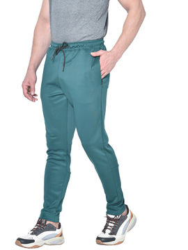 Buy CHKOKKO Green Mens Sports Track 