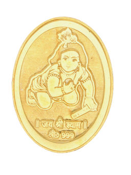 Sri Jagdamba Pearls - 4 Grams 24Kt (999) Lord Krishna Gold Coin