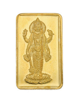Sri Jagdamba Pearls - 2 Grams 24Kt (999) Lord Vishnu Gold Coin