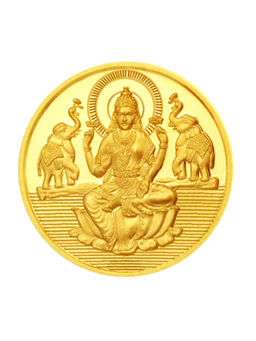 Sri Jagdamba Pearls - 5 Gram 24Kt (999) Lakshmi Gold Coin