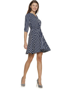 PINACOLADA - Blue Casual Stylish Drawstring Dress