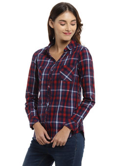 PINACOLADA - Multi-Color Stylish Checkered Casual Shirt