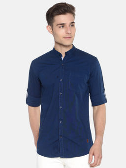Campus Sutra - Men Stylish Solid Full Sleeve Casual Shirts