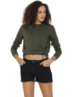 PINACOLADA - Green Casual Regular Sleeve Printed Top