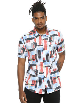 Campus Sutra - Men Multi colour Colour blocked Casual Shirt